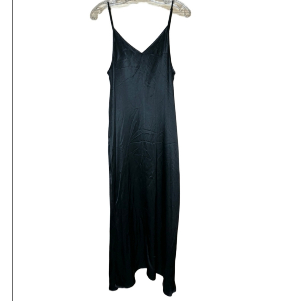 Favorite Daughter Classic Black Maxi Slip Dress Size Medium - Picture 4 of 14